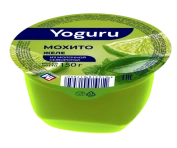 Желе на основе молочной сыворотки YOGURU мохито