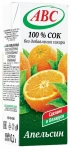 Сок Апельсиновый без сахара АВС 0,2л