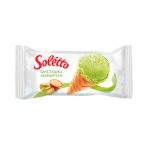 Мороженое Soletto CLASSICO Pistacchio e Marzapane фисташки и марципан в вафельном рожке
