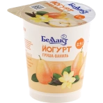 Йогурт с фрукт. наполнителем Груша-ваниль м.д.ж.2,9%, 380г