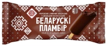 Мороженое пломбир шоколадный в сливочной глазури эскимо, 80гр